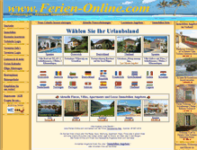 Tablet Screenshot of ferien-online.com